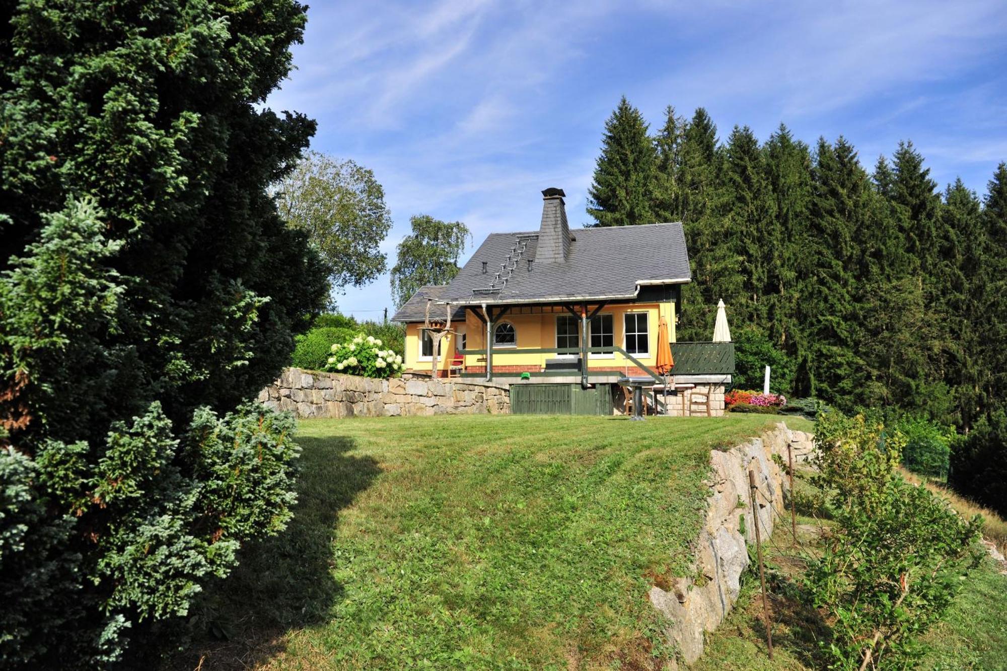 Exklusives Ferienhaus "Waldzauber" Ruhe Und Natur Pur Am Waldrand Geniessen Schönheide Zewnętrze zdjęcie