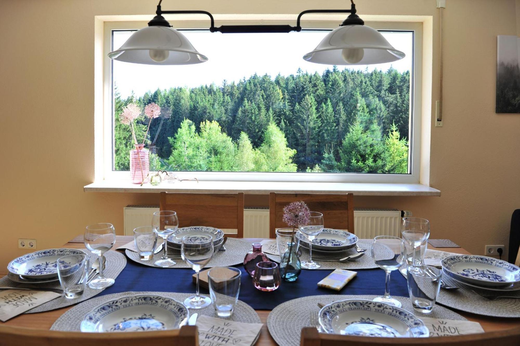 Exklusives Ferienhaus "Waldzauber" Ruhe Und Natur Pur Am Waldrand Geniessen Schönheide Zewnętrze zdjęcie