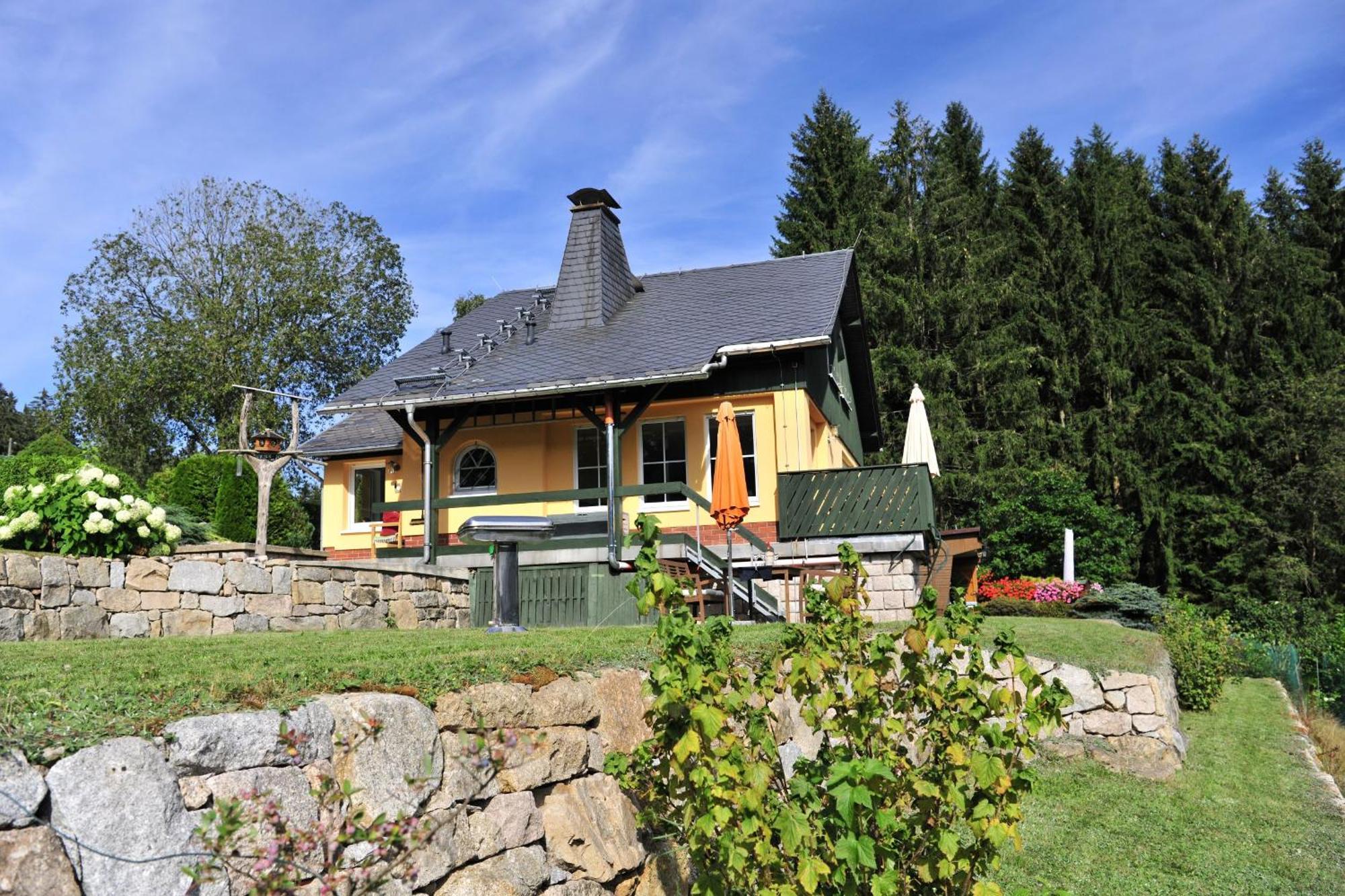 Exklusives Ferienhaus "Waldzauber" Ruhe Und Natur Pur Am Waldrand Geniessen Schönheide Zewnętrze zdjęcie